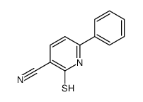6-phenyl-2-sulfanylidene-1H-pyridine-3-carbonitrile结构式