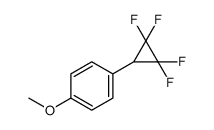1-methoxy-4-(2,2,3,3-tetrafluorocyclopropyl)benzene结构式