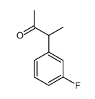 3-(3-fluorophenyl)butan-2-one结构式