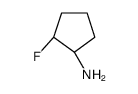 (1R,2S)-2-氟-1-环戊胺结构式