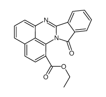 ethyl 12-oxo-12H-phthaloperinecarboxylate结构式