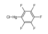 pentafluorophenylmercury chloride Structure