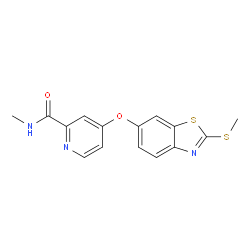 N-Methyl-4-((2-(Methylthio)benzo[d]thiazol-6-yl)oxy)picolinaMide picture