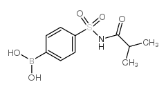 4-(N-异丁基磺酰基)苯硼酸结构式