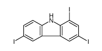 1,3,6-triiodo-9H-carbazole结构式