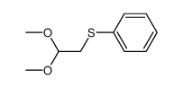 2-(phenylthio)acetaldehyde dimethyl acetal Structure
