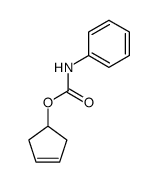 phenyl-carbamic acid cyclopent-3-enyl ester结构式