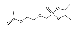 2-((diethoxyphosphoryl)methoxy)ethyl acetate Structure
