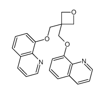 8-[[3-(quinolin-8-yloxymethyl)oxetan-3-yl]methoxy]quinoline结构式