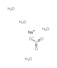 过硼酸钠盐四水合物结构式