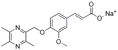 sodiuM (E)-3-(3-Methoxy-4-((3,5,6-triMethylpyrazin-2-yl)Methoxy)phenyl)acrylate picture