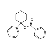 4-benzoyloxy-1-methyl-4-phenyl-piperidine Structure