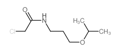 2-氯-N-(3-异丙氧基丙基)乙酰胺结构式