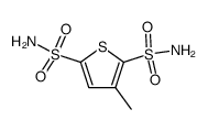 3-METHYLTHIOPHENE-2,5-DISULFONAMIDE structure