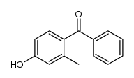 (4-Hydroxy-2-methylphenyl)phenylketon结构式