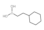 2-cyclohexylethylboronic acid Structure