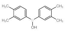 双(3,4-二甲基苯基)硼酸结构式