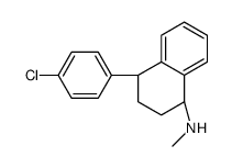 (1R,4R)-4-(4-chlorophenyl)-N-methyl-1,2,3,4-tetrahydronaphthalen-1-amine Structure