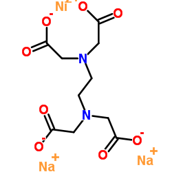 乙二胺四乙酸二钠镍(II)盐结构式