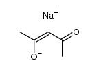 sodium acetylacetonate Structure