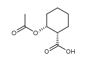 cis-2-(acetyloxy)-1-cyclohexanecarboxylic acid结构式