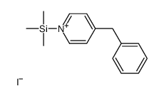(4-benzylpyridin-1-ium-1-yl)-trimethylsilane,iodide结构式