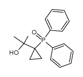 (1-(2-hydroxypropan-2-yl)cyclopropyl)diphenylphosphine oxide结构式