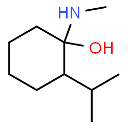 Cyclohexanol,1-(methylamino)-2-(1-methylethyl)-(9CI) Structure