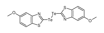 5-methoxy-2-[(5-methoxy-1,3-benzothiazol-2-yl)ditellanyl]-1,3-benzothiazole Structure
