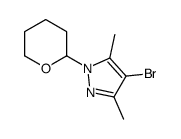 4-溴-3,5-二甲基-1-(四氢吡喃-2-基)吡唑结构式
