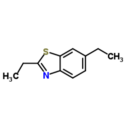 BENZOTHIAZOLE, 2,6-DIETHYL-结构式