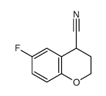 6-fluoro-3,4-dihydro-2H-chromene-4-carbonitrile Structure