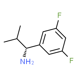 (1R)-1-(3,5-DIFLUOROPHENYL)-2-METHYLPROPYLAMINE结构式