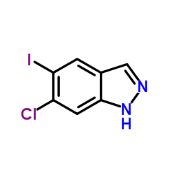 6-chloro-5-iodo-1H-indazole Structure
