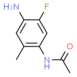 N-(4-Amino-5-fluoro-2-methylphenyl)acetamide Structure