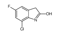7-Chloro-5-fluoro-2-oxindole Structure