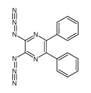 2,3-diazido-5,6-diphenylpyrazine Structure
