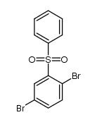 2-benzenesulfonyl-1,4-dibromobenzene结构式