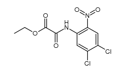 ethyl-N-(4,5-dichloro-2-nitro-phenyl)oxamate结构式