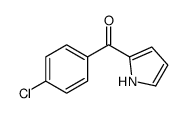 (4-氯苯基)(1H-吡咯-2-基)甲酮结构式