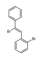 (Z)-1-bromo-2-(2-bromo-2-phenylethenyl)benzene Structure