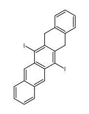 6,13-diiodo-5,14-dihydropentacene Structure
