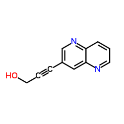 3-(1,5-Naphthyridin-3-yl)-2-propyn-1-ol Structure