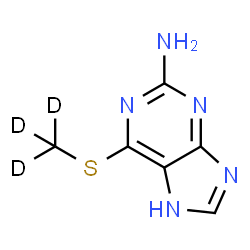 6-Methylthioguanine-d3 Structure