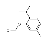 2-(chloromethoxy)-1-isopropyl-4-methylbenzene Structure