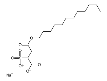 sodium,4-dodecoxy-1-hydroxy-1,4-dioxobutane-2-sulfonate Structure