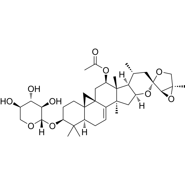 23-Epi-26-deoxycimicifugoside Structure