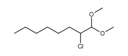 2-chlorooctanal dimethyl acetal Structure