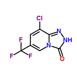 8-氯-6-(三氟甲基)-[1,2,4]三唑并[4,3-a]吡啶-3(2H)-酮结构式