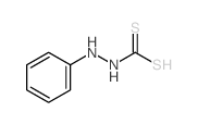Hydrazinecarbodithioicacid, 2-phenyl-结构式